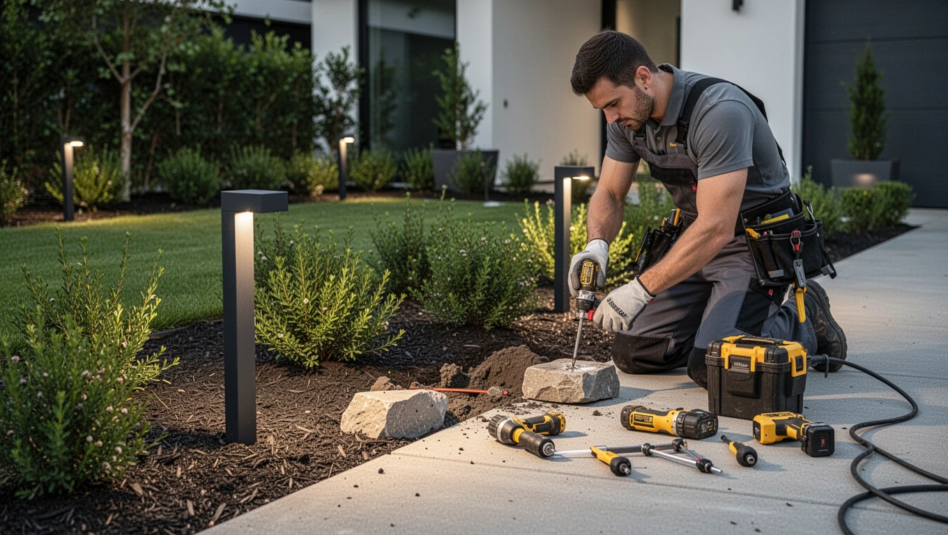 Outdoor Lighting Installation